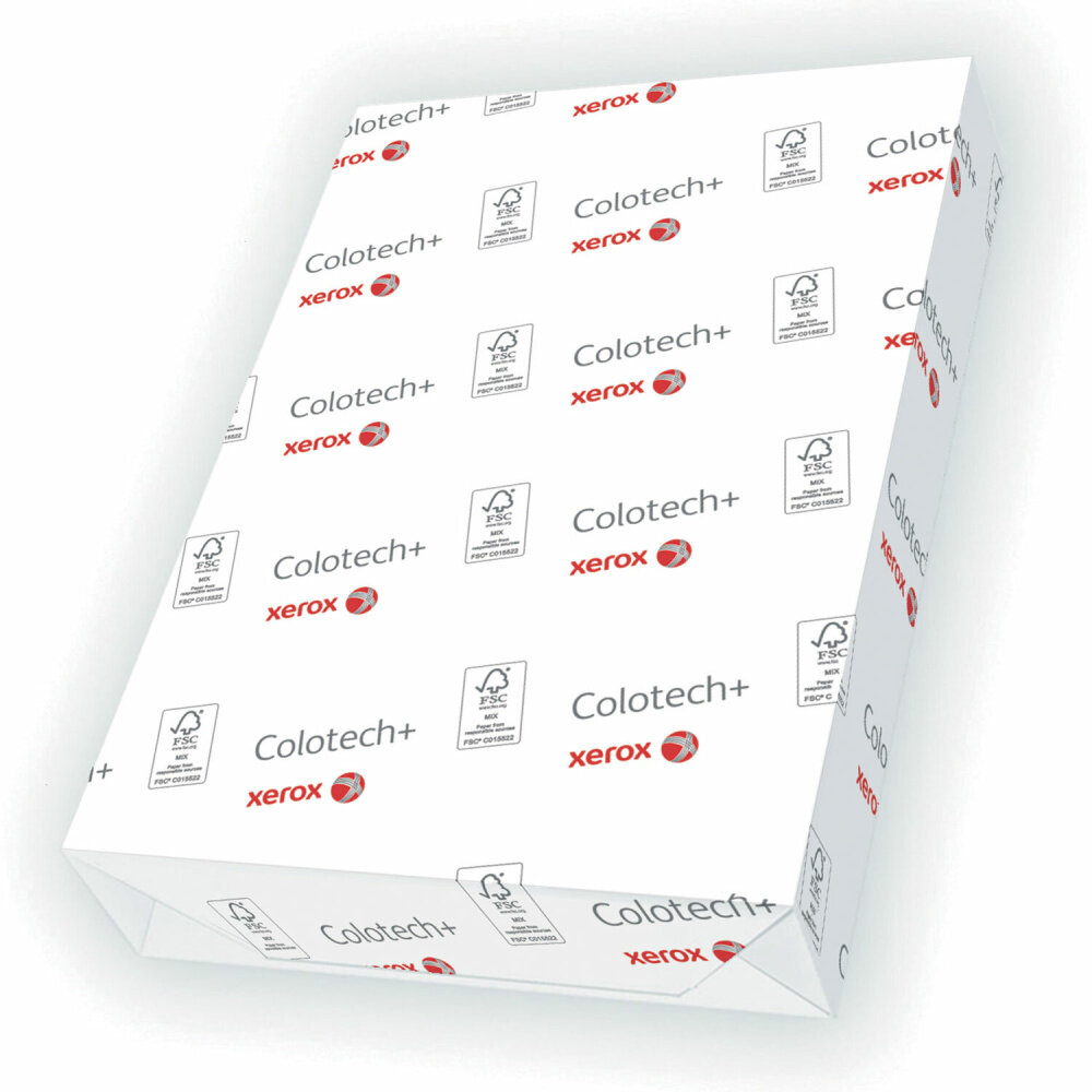 Бумага XEROX COLOTECH+, SRA3, 300 г/м2, 125 л, для полноцветной лазерной печати, А+, Австрия, 170% (CIE), 20723, 003R92072