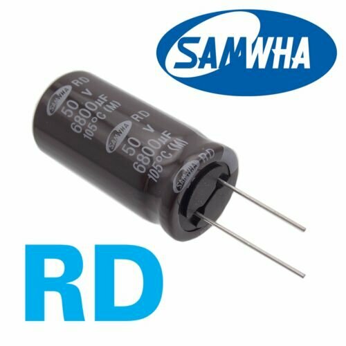 6800мкФ 50В / RD / 22x45 / 105 С / конденсатор электролитический (10шт)