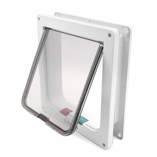 Дверь для кошек и собак Milo 252355 см белая 1340₽