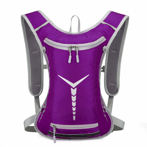 Сумка для горного велосипеда, 20-35 л, фиолетовая