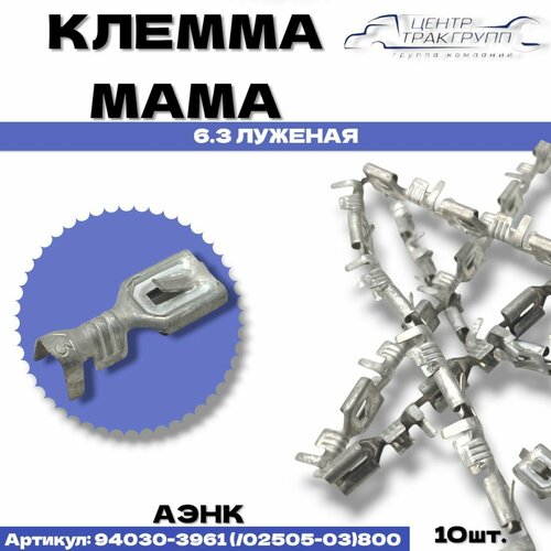 Клемма мама 63 луженая 10шт 347₽