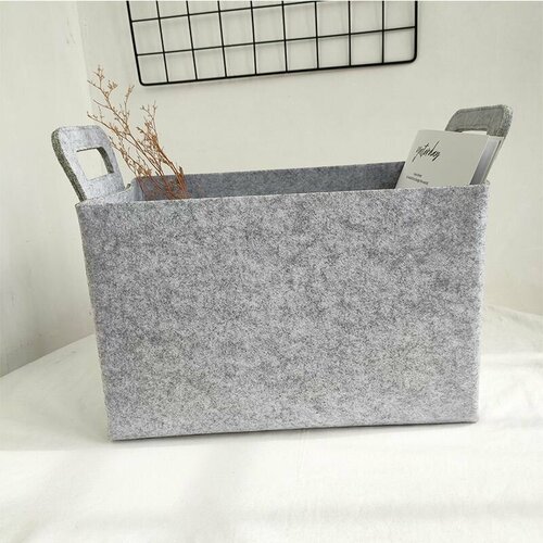 Корзина-ящик фетр Talmico для хранения из войлока, большой короб в скандинавском стиле