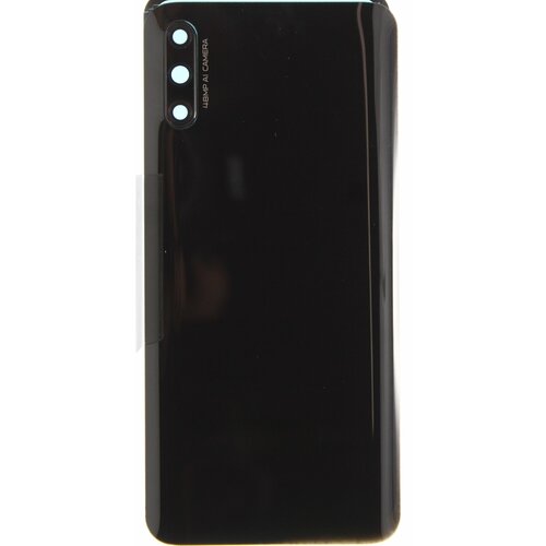 Задняя крышка для Huawei Honor 9X Черная (со стеклом камеры и скотчем)