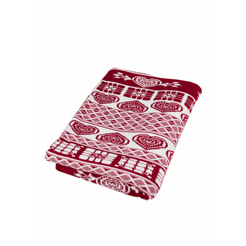 Плед 130х170 см трикотаж, Стинкрассе красный, 2 сорт