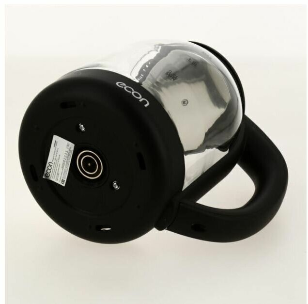 Электрочайник ECON ECO-1835KE, металл/стекло, пластик, 1500Вт, объём 1.8л, подсветка — фото 1