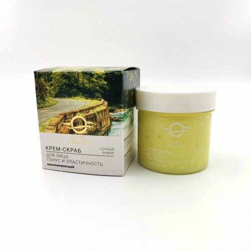 Крем-скраб Сочный инжир, тонус и эластичность кожи (омолаживающий), 