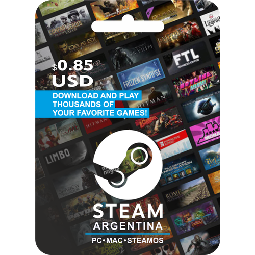 Пополнение счета Steam на 5 не подходит для СНГ Украины Азии Китай и тд и Латинской Америки Бразилия и тд 999₽