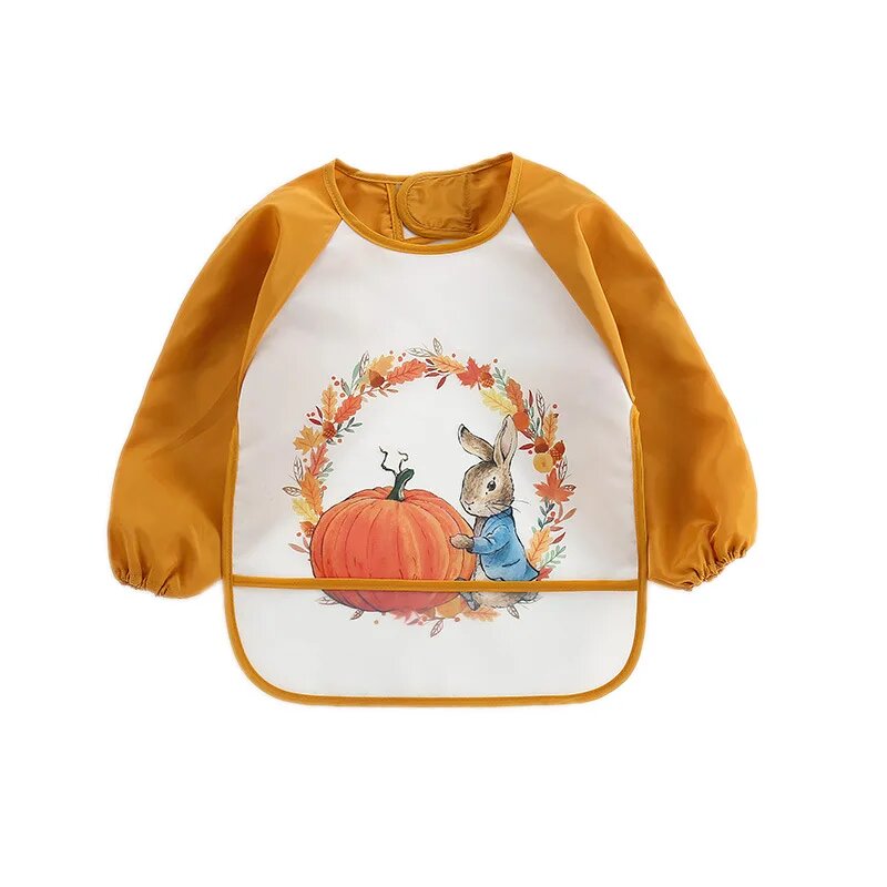 Детские нагрудники ZUOFILY Baberos Bavoir 18 цветов, 0-3Years old, Оранжевый