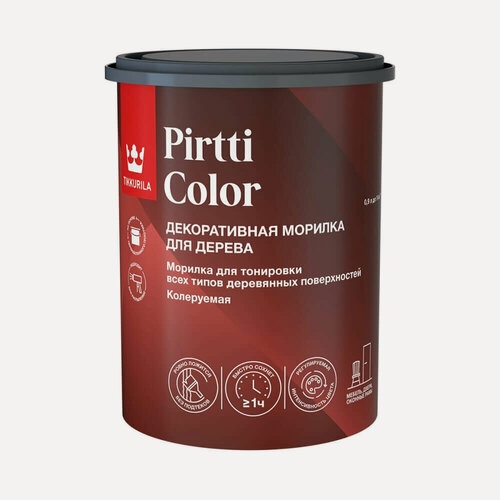 Изображение товара Морилка Tikkurila Pirtti Color (0,9л) база под колеровку