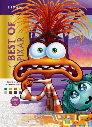 Изображение товара Раскраска по номерам Coloriages mysteres Disney - Best of Pixar, 128стр.