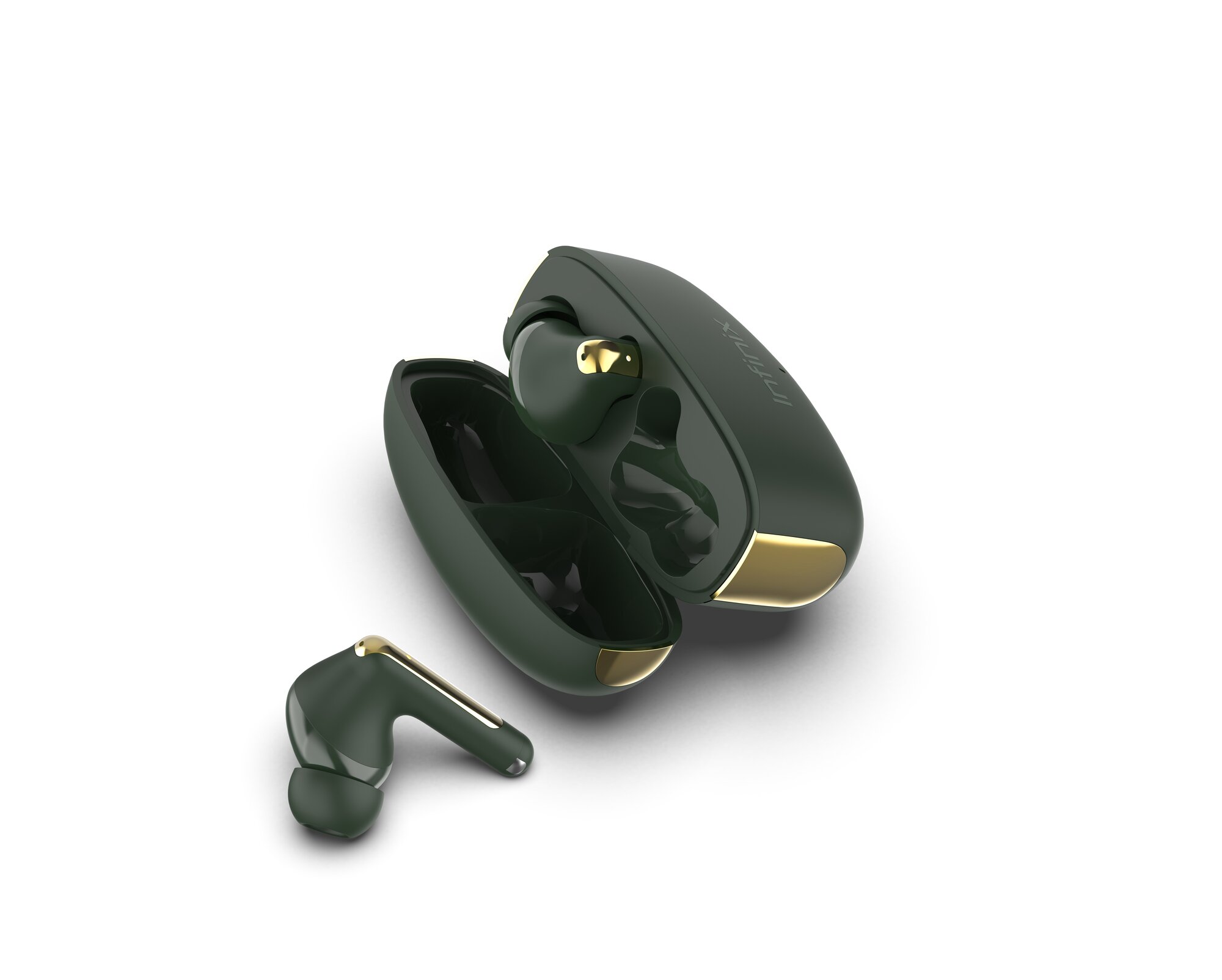 Наушники TWS Infinix BUDS NC XE28, зеленый, (10313132) — фото 1