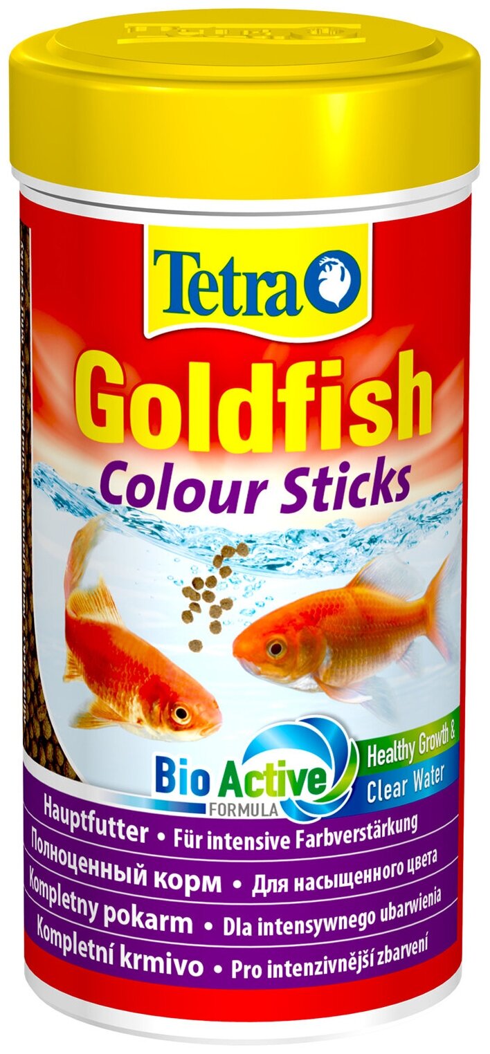 TetraGoldfish Colour Sticks корм в палочках для улучшения окраса золотых рыбок 250 мл . - фотография № 13