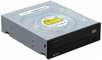 Привод DVD±RW LG GH24NSD0(1/5) SATA, DVD±R: 16x, DVD±R DL: 12x, DVD+RW: 13x, DVD-ROM: 16x, CD-ROM/R: 48x, CD-RW: 40x, Black (OEM)