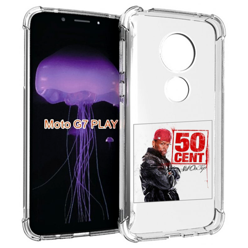 Чехол MyPads 50 Cent - Still On Top для Motorola Moto G7 Play задняя-панель-накладка-бампер