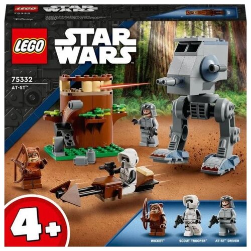 Конструктор LEGO Star Wars 75332 AT-ST Шагоход, 87 дет. lego® star wars 40333 битва за хот™ микромодель