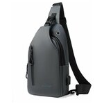 Сумка-слинг / Однолямочный рюкзак / Сумка через плечо / Мужская сумка / Grodwell - изображение