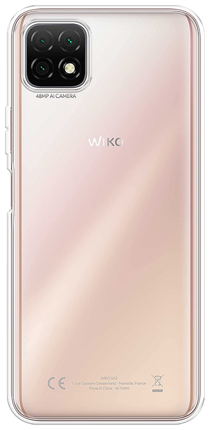 Чехол на Wiko T3 / Вико Т3 прозрачный