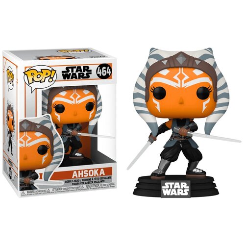 Фигурка Funko POP! Bobble Star Wars Mandalorian Ahsoka Sabers ( Мандалорец Асока, 464), разноцветный, металл/винил, female  - купить