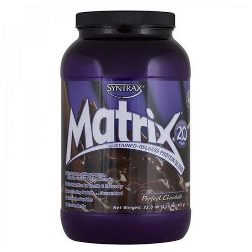 Протеин SynTrax Matrix, 907 г. Шоколад syntrax nectar naturals 907 г шоколад