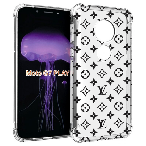 Чехол MyPads стильный-принт-на для Motorola Moto G7 Play задняя-панель-накладка-бампер