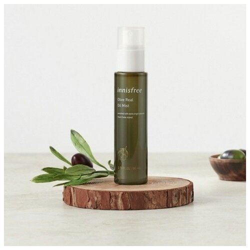 Innisfree Мист увлажняющий для лица с маслом оливы Olive Real Oil Mist Ex, 80 мл