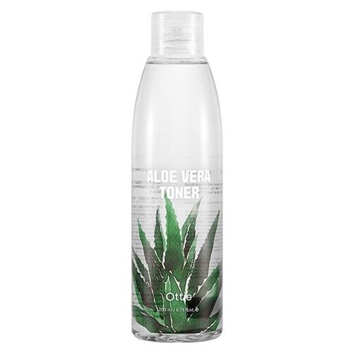 Ottie Успокаивающий тонер с тремя видами алоэ Aloe Vera Toner