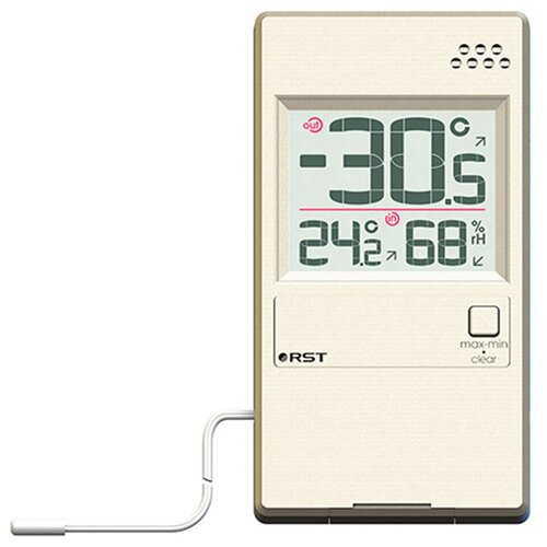 Термогигрометр RST с выносным термосенсором шампань RST01596 251100₽