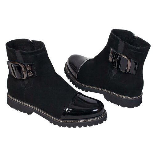 фото Женские черные полуботинки oleksy ol-2469/542/147 czar zam+lak