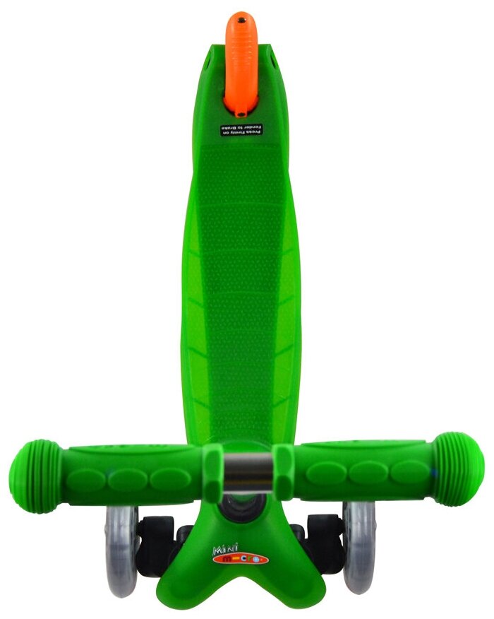 Самокат Mini Micro 3-х колесный зеленый - фото №7