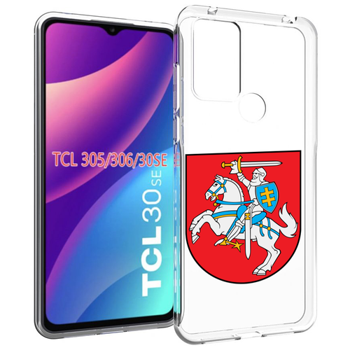 чехол mypads герб саха якутия для tcl 30se tcl 305 tcl 306 tcl 30e задняя панель накладка бампер Чехол MyPads герб-литва для TCL 30SE / TCL 305 / TCL 306 / TCL 30E задняя-панель-накладка-бампер