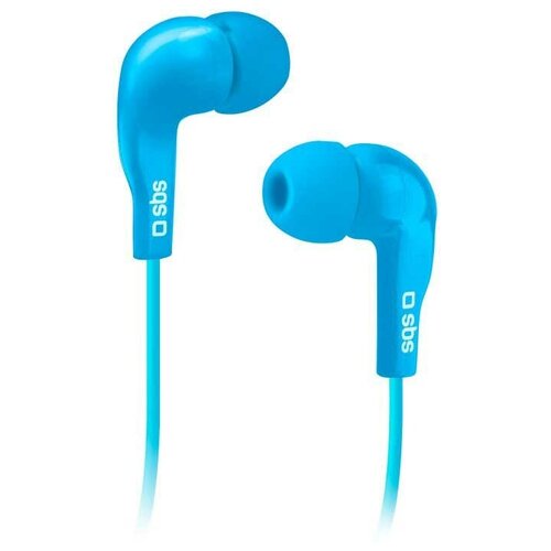 Наушники SBS Studio Mix 10 35мм с микрофоном голубой TEINEARBL 102600₽