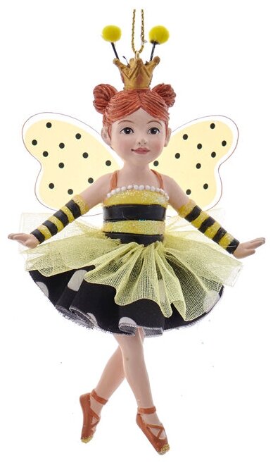 Kurts Adler Елочная игрушка Honey Bee - Фея Шелби 13 см, подвеска E0390