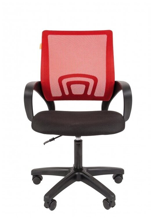 Офисное кресло Chairman 696 LT Россия TW красный - фотография № 4