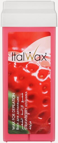 Изображение товара Воск ItalWax Клубника, в картридже, 100 мл, теплый, для всех типов волос