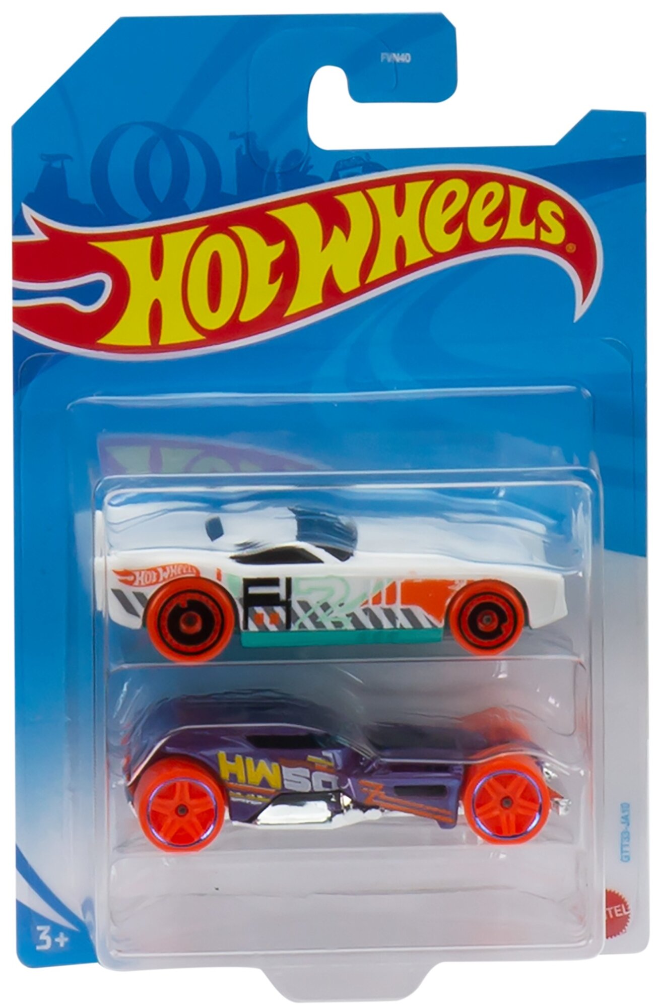 Набор машинок Hot Wheels коллекционные 2шт Трекбилдер GTT33