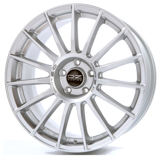 Колесный диск OZ Superturismo LM 9,5x19 5*112 ET40 75 Matt Race Silver + Black Lettering