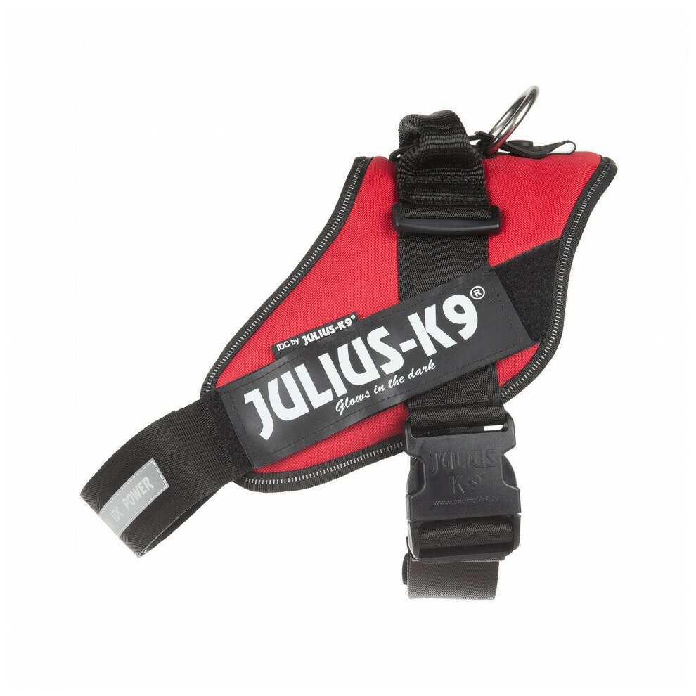 Julius-K9 шлейка для собак IDC-Powerharness 3, 82-115 см/ 40-70 кг, красная