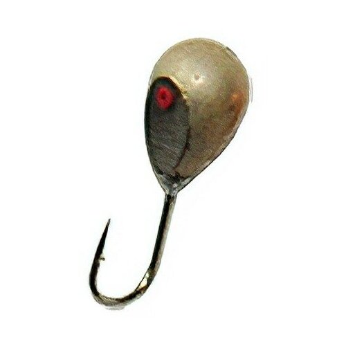 Мормышка вольфрамовая Тульская Капля 33 Никель 5шт 1355₽