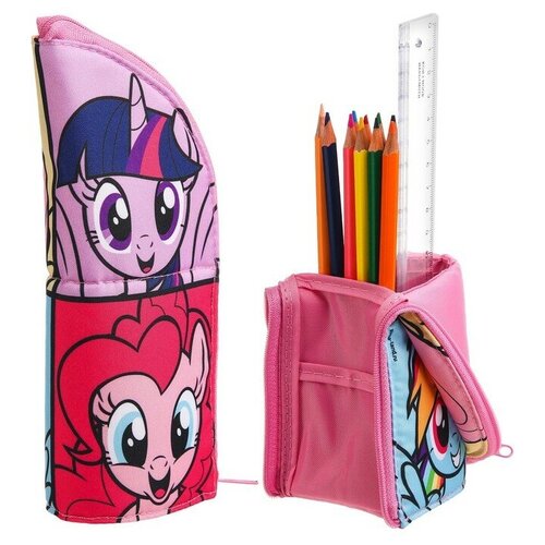 Пенал тубус-подставка "Пинки Пай и Искорка", 8,5х21 см, My Little Pony