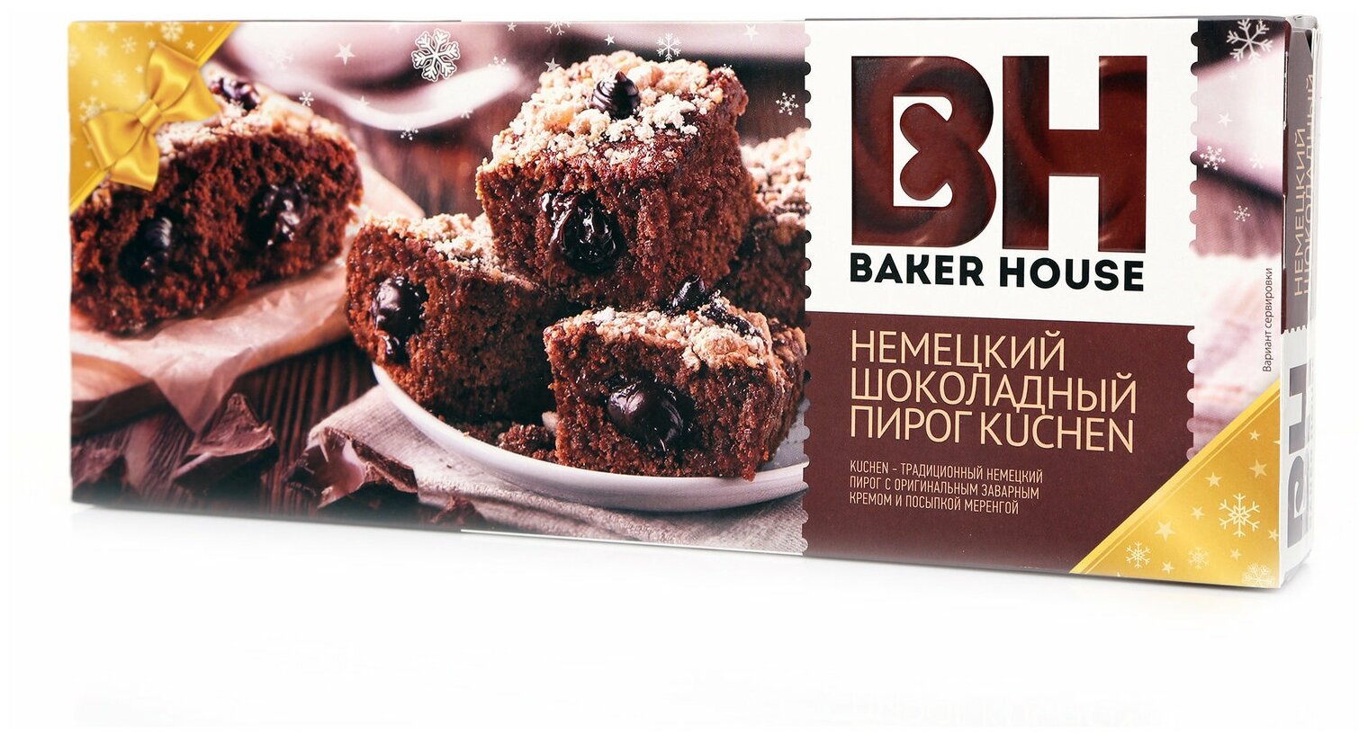 Пирог немецкий Baker House Kuchen шоколадный 350гр - фотография № 3