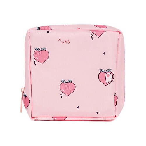 фото Косметичка kawaii factory, 4х12.5х11 см, розовый