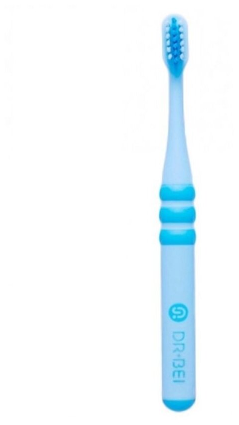 Комплект детских зубных щеток Xiaomi Dr. Bei Toothbrush (2 шт) - Blue - фото №5