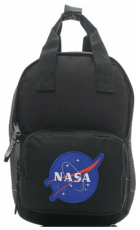 Рюкзак NASA (чёрный) (29х20х13 см)
