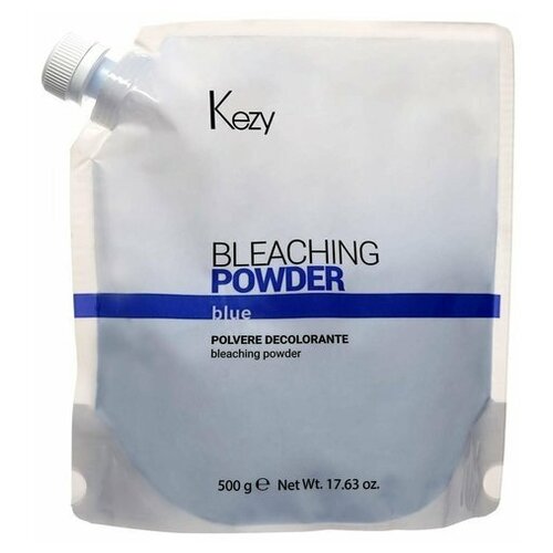 Купить Kezy Bleaching powder blue Порошок обесцвечивающий голубой анти-желтое действие пакет 500гр