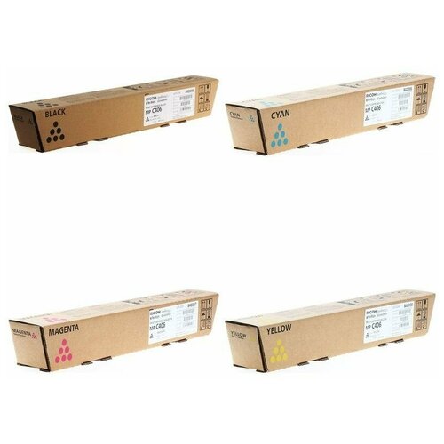 Ricoh Картриджи комплектом Ricoh 842098-842097-842096-842095 MP-C406-Y, MP-C406-M, MP-C406-C, MP-C406-K