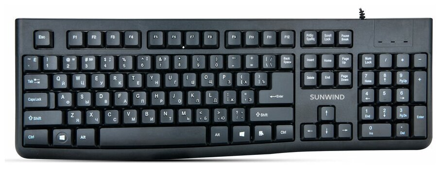 Клавиатура SUNWIND SW-KB200 for business USB черный 1611559 115000₽