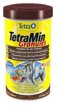 Корм для аквариумных рыб Tetra TetraMin Granules 500 мл (гранулы) - фотография № 16