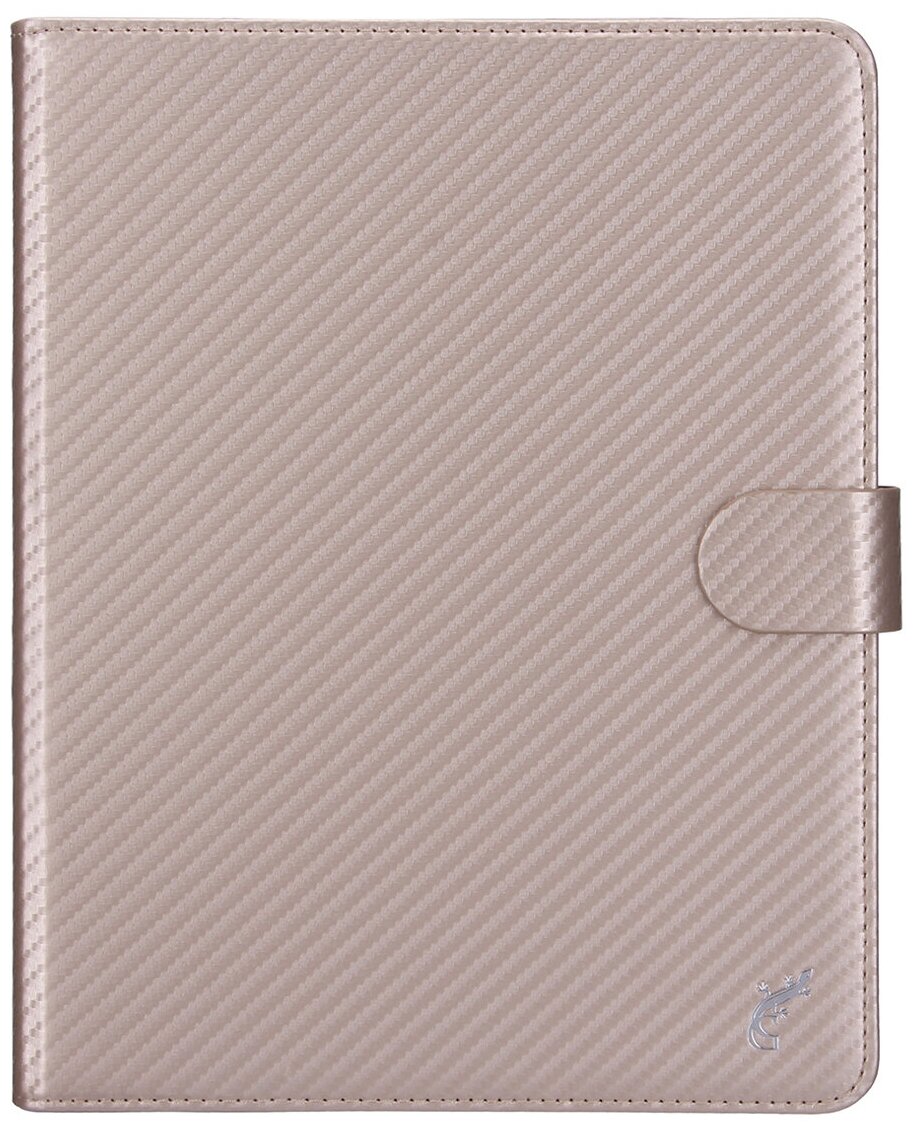 Универсальный чехол-книжка для планшетов 9-11 дюймов ( 252 * 195 мм ), карбон шампань