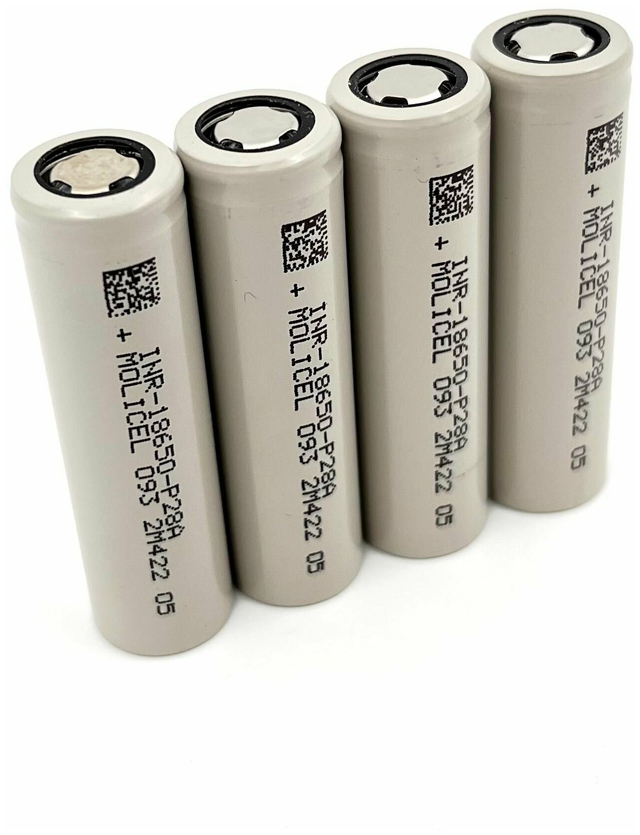 Аккумулятор 18650 литий-ионный, низкотемпературный 4шт Li-Ion 3.6V, Molicel INR-18650-P28A, 2800мАч