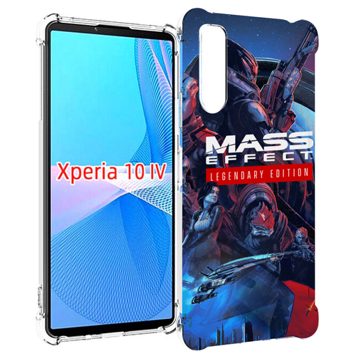 Чехол MyPads Mass Effect Legendary Edition для Sony Xperia 10 IV (10-4) задняя-панель-накладка-бампер чехол mypads mass effect legendary edition для tecno pova 4 задняя панель накладка бампер